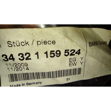 (GYÁRI ÚJ) BMW Hátsó fékcső 3-as sorozat E36