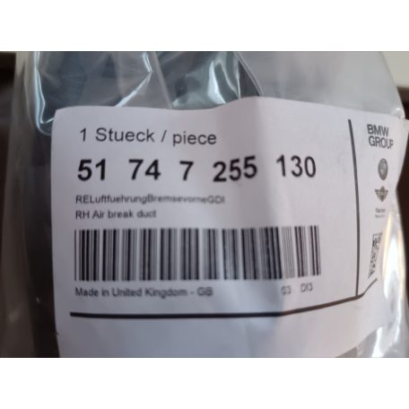 (GYÁRI ÚJ) MINI Légterelő R55 LCI / R56 LCI / R57 LCI / R58 / R59