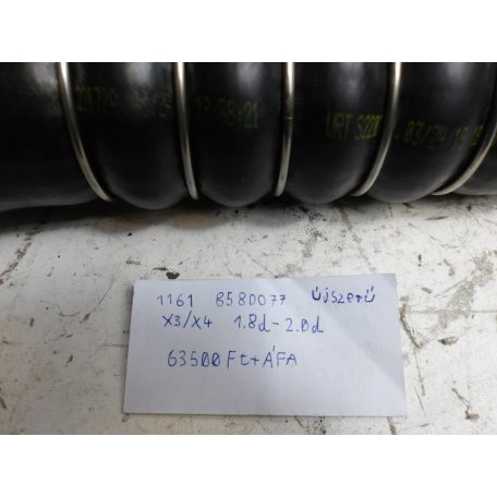 [GYÁRI ÚJSZERŰ] BMW COOLER CSŐ | X3 G01 / X4 G02 | 1.8d-2.0d | 11 61 8580077