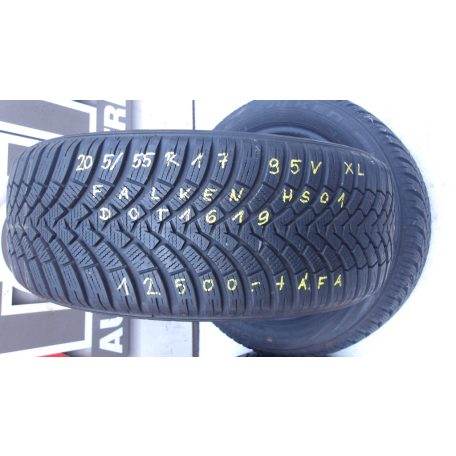  ÁR/DB[GYÁRI HASZNÁLT ]FALKEN HS 01 205/55R17 95V XL TÉLI GUMI DOT1619 