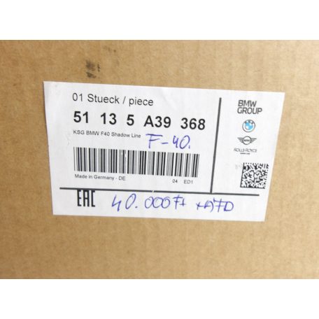 [GYÁRI ÚJ] BMW HŰTŐRÁCS | 1-ES F40 | 51 13 5A39368