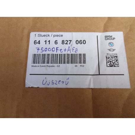 [GYÁRI ÚJSZERŰ] BMW / MINI FŰTÉSBOX | 1-ES / 2-ES / COOPER / X1 / X2 | 64 11 6827060