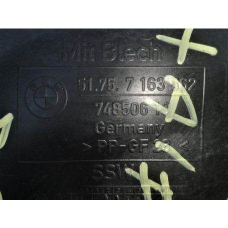 [GYÁRI BONTOTT] BMW - ALSÓ MOTORBURKOLAT - 1-ES / E81; E82; E87+LCI; E88; 3-AS / E90+LCI; E91+LCI; E92+LCI; E93+LCI; X1 / E84 - | 51 75 7163562 |