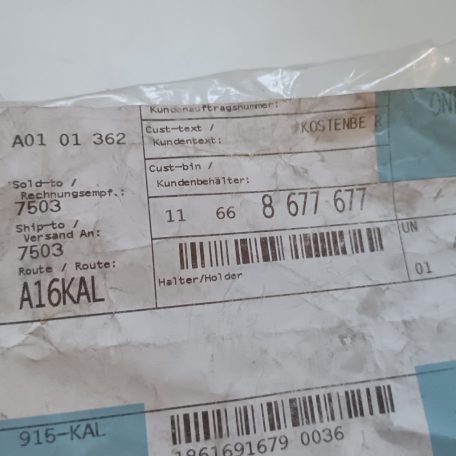 (GYÁRI ÚJ) BMW Rögzítőelem 1' E81 / E82 / E87 LCI / E88 / 3' E90+LCI / E91+LCI / E92 /E93