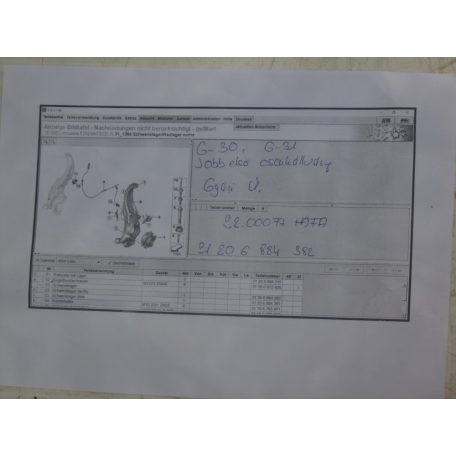 [GYÁRI ÚJ] BMW Jobb első csonkállvány / 5-sorozat / G30 