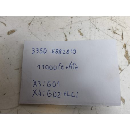[GYÁRI BONTOTT] BMW HÁTSÓ LÖKÉSGÁTLÓ CSAPÁGY | X3 G01 / X4 G02 +LCI | 33 50 6882819