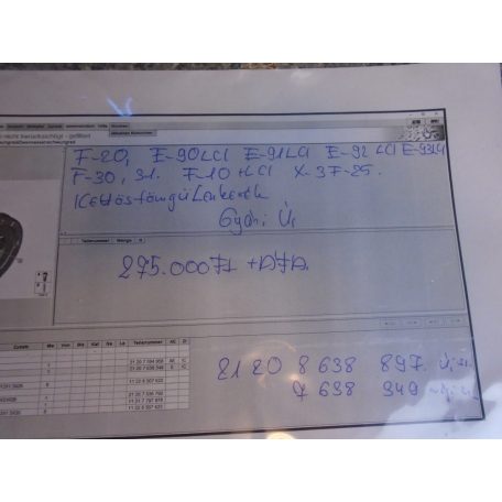 [GYÁRI ÚJ] BMW - KETTŐSTÖMEGŰ LENKERÉK | F20; E90 LCI; E91LCI; E92LCI; E93 LCI; F30; F31; F10 + LCI; F25 1-ES; 3-AS; 5-ÖS; X3 | 21208638897; 7638349