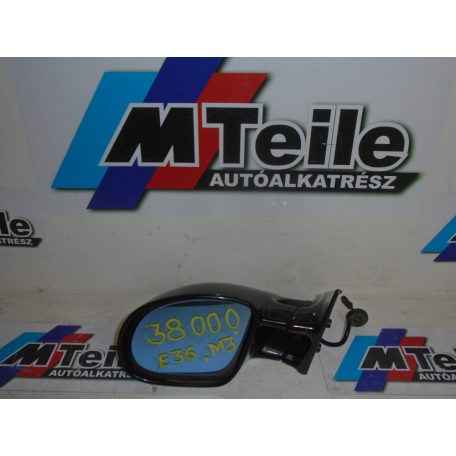 [GYÁRI BONTOTT] BMW - VISSZAPILLANTÓ TÜKÖR - BAL OLDALI - TÜKÖRLAPPAL, ADAPTERREL -  M3-AS / E36 M STYLE -  | 2254745 |