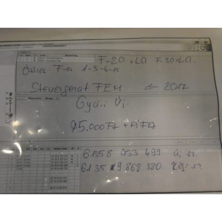 [GYÁRI ÚJ] BMW - FEM MODUL | F20 + LCI; F30 + LCI; ÖSSZES F-ES / 1-3-4-ES | 2017 | 61358733499; 61359868380