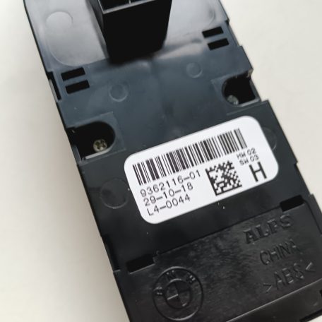 (GYÁRI ÚJ) BMW Ablakemelő kapcsoló, vezetőoldali 1' F52 / 2' F45 Active Tourer +LCI /  F46 Gran Tourer +LCI / X1 F48 +LCI / X1L F49 +LCI / X2 F39 / X5 F15 / M F85 / X6 F16 / M F86 / Zinoro M13