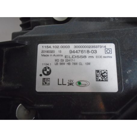 [GYÁRI BONTOTT] BMW - FÉNYSZÓRÓ, LED , JOBB OLDALI  7-SERIES / G11; G12