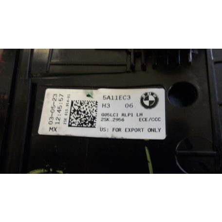[GYÁRI BONTOTT] BMW G05/X5 LCI HÁTSÓ LÁMPA KOMPLETT 5A11EC3/4