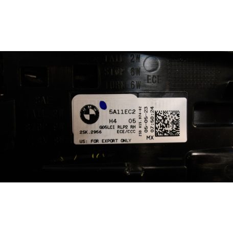 [GYÁRI BONTOTT] BMW G05/X5 LCI HÁTSÓ LÁMPA KOMPLETT 5A11EC3/4