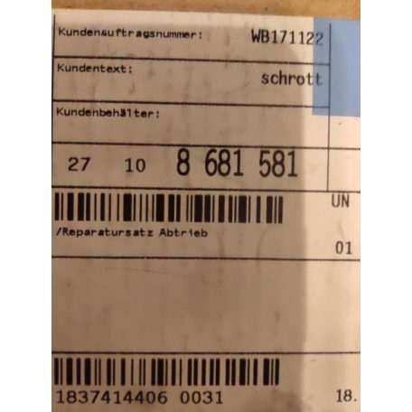 (GYÁRI ÚJ) BMW / MINI Javító készlet 1-es F40 / 2-es F44 Gran Coupé / F45 Active Tourer / F46 Gran Tourer / U06 Active Tourer / X1 F48 LCI / F49 LCI / X2 U10