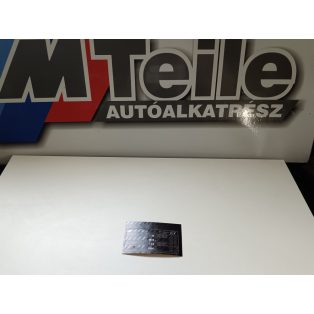  (GYÁRI ÚJ) BMW Öntapadós matrica " ture pressure" 3-as sorozat E92