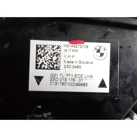 (ÁR/DB)[GYÁRI BONTOTT] BMW BAL HÁTSÓ KÜLSŐ  LÁMPA |  3-AS G21 | 63 21 7442757