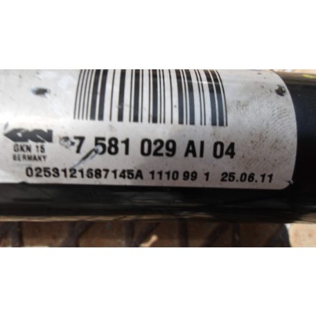  [GYÁRI BONTOTT] BMW F10/11 35i FÉLTENGELY JOBB/BAL HÁTSÓ 7581029/30