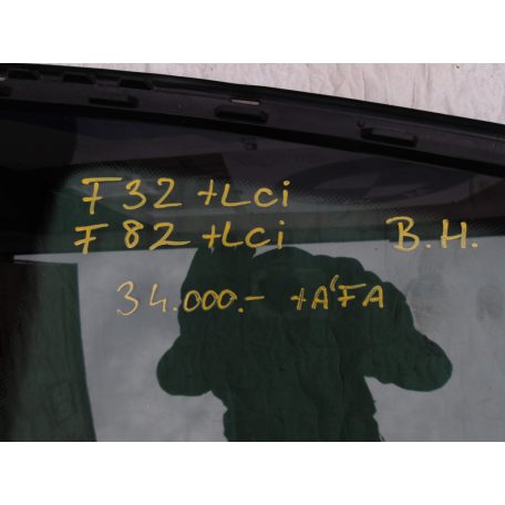 [GYÁRI BONTOTT] BMW BAL HÁTSÓ ABLAK | 4-ES F32+LCI / M4 F82+LCI | 51 37 7433355