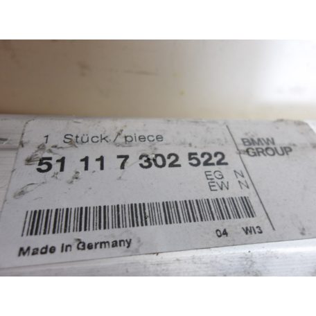[GYÁRI ÚJ] BMW F39/F45/F46/F48/F52 ELSŐ LÖKHÁRÍTÓ ALSÓ MEREVÍTŐ NYÚLVÁNY 7302522