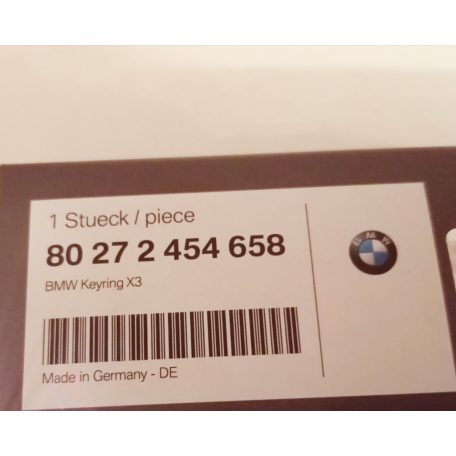 (ÚJ EREDETI )BMW X3 Kulcstartó 