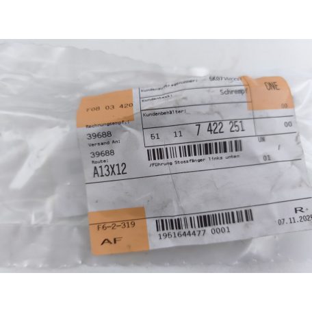 (GYÁRI ÚJ) BMW Sárvédő tartó 3 G20+LCI / G21+LCI / G28+LCI