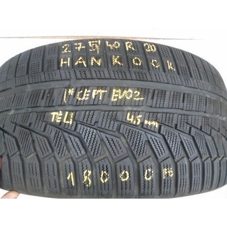 ÁR / DN [GYÁRI BONTOTT] HANKOOK - I*CEPT EVO2 | 275/40R20 | TÉLI | 4.5mm 