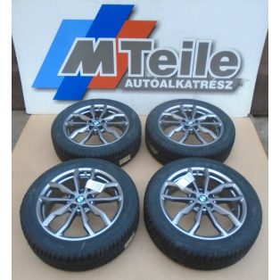   ÁR/DB! [GYÁRI ÚJ] BMW - ALUFELNI GARNITÚRA + TÉLI GUMI 205 / 55 R18 - 96H - X1 / F48+LCI ; X2 / F39 -  6877550