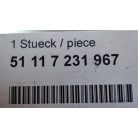 (GYÁRI ÚJ) BMW Deformációs elem bal első alsó 6-os sorozat F06 Gran Coupé+LCI / F12+LCI / F13+LCI