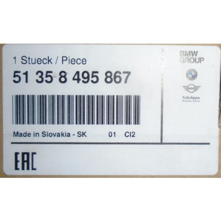 [GYÁRI ÚJ] BMW - ABLAKEMELŐ MOTOR , BAL HÁTSÓ - 3-AS ; M3 / G20+LCI ; G21+LCI ; G80 ; G81 