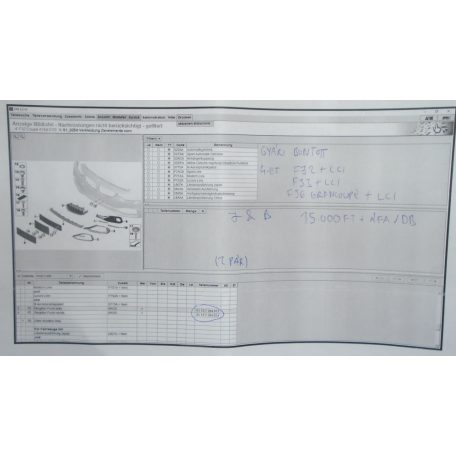 ÁR/DB! [GYÁRI BONTOTT] BMW - VESE , GRILL , HŰTŐMASZK - JOBB ÉS BAL OLDALI - 4-ES / F32 + LCI ; F33 + LCI ; F36 GRANCOUPÉ + LCI 