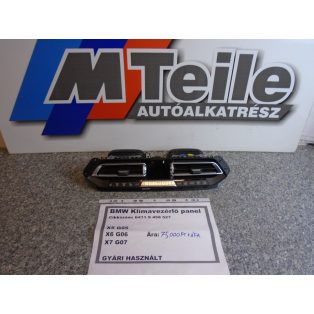   GYÁRI Használt BMW - Klímavezérlő panel, X5 G05, X6 G06, X7 G07.