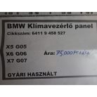 GYÁRI Használt BMW - Klímavezérlő panel, X5 G05, X6 G06, X7 G07.