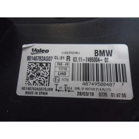  [ÁR/DB ][GYÁRI BONTOTT] BMW - FÉNYSZÓRÓ | JOBB,BAL  OLDAL I X-1 F48 | LED | 7495004 