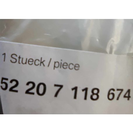(GYÁRI ÚJ) BMW Isofix burkolat 1-es E81 / E82 / E87+LCI / E88 / F20+LCI / 3-as E90+LCI / E91+LCI / X1 E84