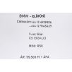   [GYÁRI BONTOTT] BMW - ELŐFŰTŐ - 3-as (E46); X3 (E83+LCI) | |  MINI R50 -  64 12 9145439