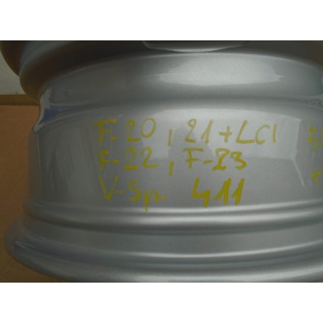 [GYÁRI ÚJ] BMW - FELNI | F-20, 21 + LCI / 1-ES | F-22, 23 / 2-ES | V-SP. 411 | 7JX16 H2