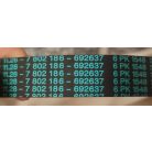 (GYÁRI ÚJ) BMW Hosszbordás szíj 1-es sorozat E81+LCI / E82 / E87+LCI / E88
