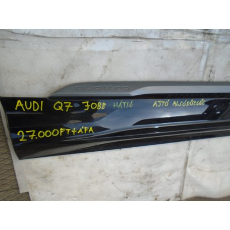 [GYÁRI ÚJSZERŰ] AUDI Q7 - Ajtódíszlécek - Jobb Hátsó - Jobb Első (ÁR/DB!)