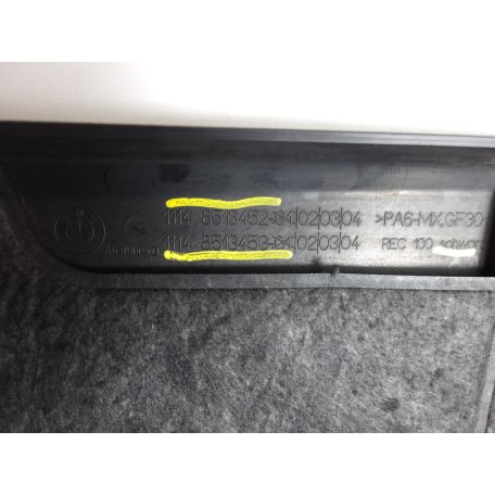 [GYÁRI ÚJSZERŰ] BMW MOTOR BORITÁS (hő/zaj szigetelés) | 5-ÖS / 6-OS / 7-ES / X3 / X4 / X5 / X6 | 11 14 8513453