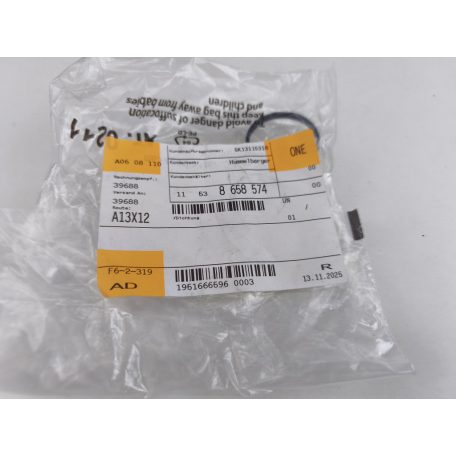 (GYÁRI ÚJ) BMW Tömítés 1 F20 LCI / F21 LCI / 2 F22+LCI / F23+LCI / 3 F30 LCI / F31 LCI / F34 GT LCI / F35 LCI / G20+LCI / 4 F32+LCI / F33+LCI / F36+LCI / G22+LCI / G26+LCI / 5 G30+LCI / G31 / G38 / 6 G32 GT / 7 G11 / G12 / X3 G01+LCI / G08 / X4 G02