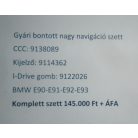 [GYÁRI BONTOTT] BMW - NAGY NAVIGÁCIÓS SZETT - CCC ; KIJELZŐ ; I-DRIVE GOMB - 3-AS M3 ; ; E90 ; E91 ; E92 ; E93 