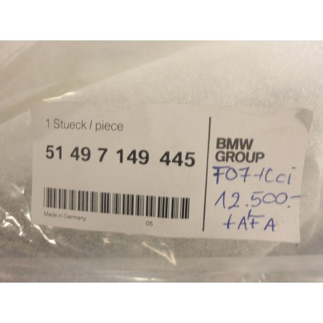 [GYÁRI ÚJ] BMW CSOMAGTÉR BURKOLAT  F07+LCI 7149445 