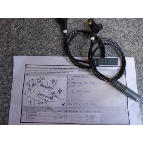 BMW E36 Hátsó ABS Jeladó /Gyári új/ /DB!