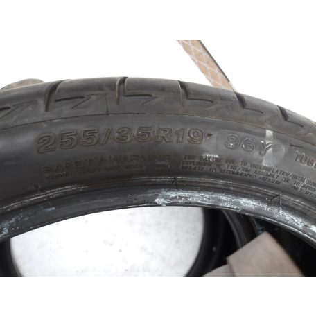 (2DB ÁR/DB)[GYÁRI HASZNÁLT JAVÍTOTT] BRIDGESTONE - TURANZA T005 ("*"; RSC) | 255/35R19 96Y | DOT: 4123  5.6MM