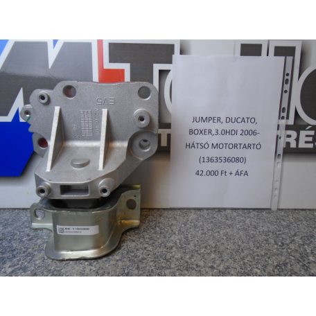 Citroen Jumper, Fiat Ducato,Peugeot Boxer, 3.0HDI hátsó motortartó 