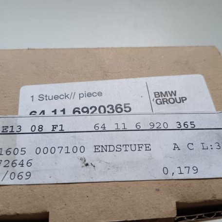 (GYÁRI ÚJ) BMW Előtét ellenállás 3' E46 / 5' E39 / X3 E83+ LCI / X5 E53