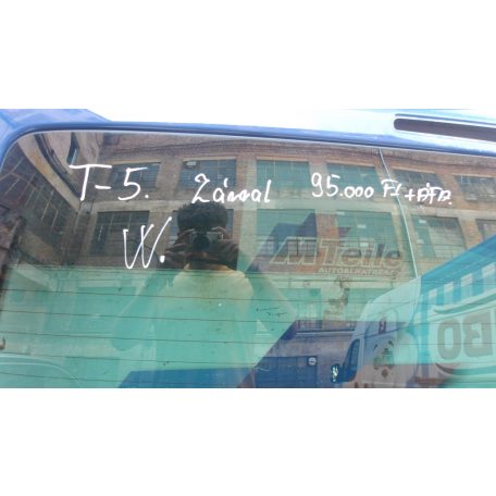  (GYÁRI BONTOTT) VOLKSWAGEN T5 CSOMAGTÉR AJTÓ KIS SÉR. ZÁRRAL