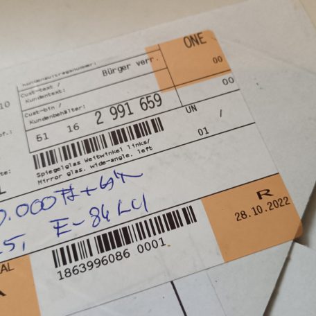 (GYÁRI ÚJ) BMW Nagylátószögű tükör, bal oldali X1 E84 / X3 F25