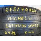 ÁR / DB [GYÁRI BONTOTT] MICHELIN LATITUDE SPORT 3 ZP| 275/40R20 106Y XL | 0519 | 5mm 