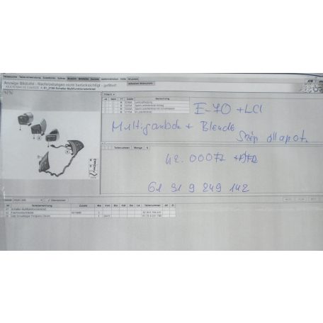 [GYÁRI ÚJSZERŰ] BMW - MULTIGOMBOK + BLENDE - X5 / E70 + LCI (SZÉP ÁLLAPOT!)